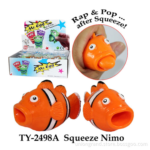 Pop Squeeze Color Fish